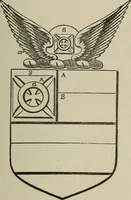 An illustration from The visitation of London : anno Domini 1633, 1634, and 1635. Made by Sr. Henry St. George, kt., Richmond herald, and deputy and marshal to Sr. Richard St. George, kt., Clarencieux king of armes (1880)