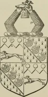 An illustration from The visitation of London : anno Domini 1633, 1634, and 1635. Made by Sr. Henry St. George, kt., Richmond herald, and deputy and marshal to Sr. Richard St. George, kt., Clarencieux king of armes (1880)