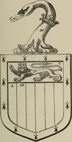 An illustration from The visitation of London : anno Domini 1633, 1634, and 1635. Made by Sr. Henry St. George, kt., Richmond herald, and deputy and marshal to Sr. Richard St. George, kt., Clarencieux king of armes (1880)