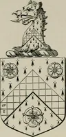 An illustration from The visitation of London : anno Domini 1633, 1634, and 1635. Made by Sr. Henry St. George, kt., Richmond herald, and deputy and marshal to Sr. Richard St. George, kt., Clarencieux king of armes (1880)