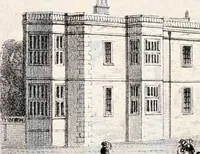An illustration from A visitation of the seats and arms of the noblemen and gentlemen of Great Britain (1852)