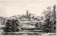 An illustration from A visitation of the seats and arms of the noblemen and gentlemen of Great Britain (1852)