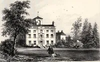An illustration from A visitation of the seats and arms of the noblemen and gentlemen of Great Britain (1852)