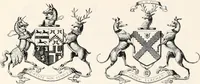 An illustration from A visitation of the seats and arms of the noblemen and gentlemen of Great Britain (1852)