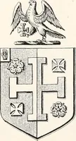 An illustration from A visitation of the seats and arms of the noblemen and gentlemen of Great Britain (1852)