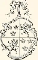 An illustration from A visitation of the seats and arms of the noblemen and gentlemen of Great Britain (1852)