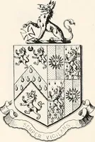 An illustration from A visitation of the seats and arms of the noblemen and gentlemen of Great Britain (1852)