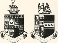 An illustration from A visitation of the seats and arms of the noblemen and gentlemen of Great Britain (1852)