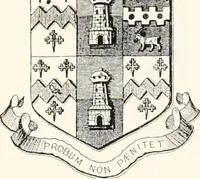 An illustration from A visitation of the seats and arms of the noblemen and gentlemen of Great Britain (1852)