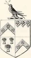 An illustration from A visitation of the seats and arms of the noblemen and gentlemen of Great Britain (1852)
