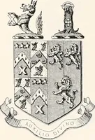 An illustration from A visitation of the seats and arms of the noblemen and gentlemen of Great Britain (1852)