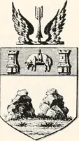 An illustration from A visitation of the seats and arms of the noblemen and gentlemen of Great Britain (1852)