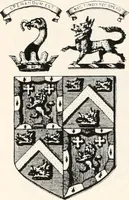 An illustration from A visitation of the seats and arms of the noblemen and gentlemen of Great Britain (1852)