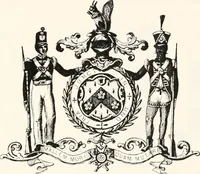 An illustration from A visitation of the seats and arms of the noblemen and gentlemen of Great Britain (1852)