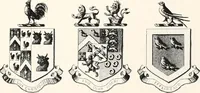 An illustration from A visitation of the seats and arms of the noblemen and gentlemen of Great Britain (1852)