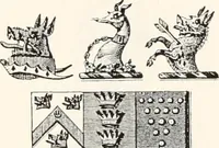An illustration from A visitation of the seats and arms of the noblemen and gentlemen of Great Britain (1852)