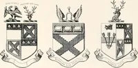 An illustration from A visitation of the seats and arms of the noblemen and gentlemen of Great Britain (1852)