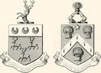 An illustration from A visitation of the seats and arms of the noblemen and gentlemen of Great Britain (1852)