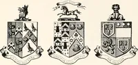 An illustration from A visitation of the seats and arms of the noblemen and gentlemen of Great Britain (1852)