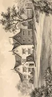 An illustration from A visitation of the seats and arms of the noblemen and gentlemen of Great Britain (1852)