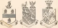 An illustration from A visitation of the seats and arms of the noblemen and gentlemen of Great Britain (1852)