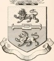 An illustration from A visitation of the seats and arms of the noblemen and gentlemen of Great Britain (1852)