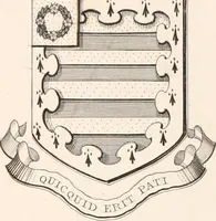 An illustration from A visitation of the seats and arms of the noblemen and gentlemen of Great Britain (1852)