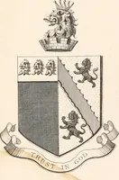 An illustration from A visitation of the seats and arms of the noblemen and gentlemen of Great Britain (1852)