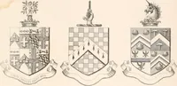 An illustration from A visitation of the seats and arms of the noblemen and gentlemen of Great Britain (1852)