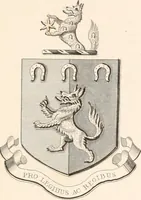 An illustration from A visitation of the seats and arms of the noblemen and gentlemen of Great Britain (1852)