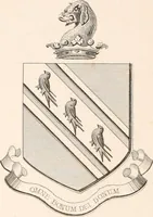An illustration from A visitation of the seats and arms of the noblemen and gentlemen of Great Britain (1852)