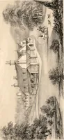 An illustration from A visitation of the seats and arms of the noblemen and gentlemen of Great Britain (1852)