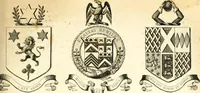 An illustration from A visitation of the seats and arms of the noblemen and gentlemen of Great Britain and Ireland (1855)