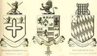 An illustration from A visitation of the seats and arms of the noblemen and gentlemen of Great Britain and Ireland (1855)