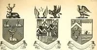 An illustration from A visitation of the seats and arms of the noblemen and gentlemen of Great Britain and Ireland (1855)