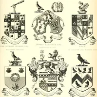 An illustration from A visitation of the seats and arms of the noblemen and gentlemen of Great Britain and Ireland (1855)