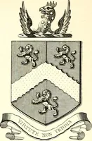 An illustration from A visitation of the seats and arms of the noblemen and gentlemen of Great Britain and Ireland (1855)