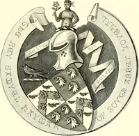 An illustration from A visitation of the seats and arms of the noblemen and gentlemen of Great Britain and Ireland (1855)