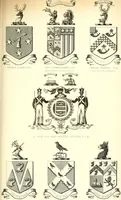 An illustration from A visitation of the seats and arms of the noblemen and gentlemen of Great Britain and Ireland (1855)