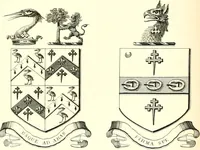 An illustration from A visitation of the seats and arms of the noblemen and gentlemen of Great Britain and Ireland (1855)