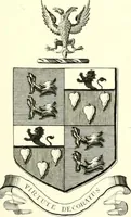 An illustration from A visitation of the seats and arms of the noblemen and gentlemen of Great Britain and Ireland (1855)