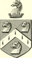 An illustration from A visitation of the seats and arms of the noblemen and gentlemen of Great Britain and Ireland (1855)