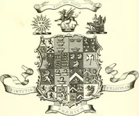 An illustration from A visitation of the seats and arms of the noblemen and gentlemen of Great Britain and Ireland (1855)