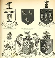 An illustration from A visitation of the seats and arms of the noblemen and gentlemen of Great Britain and Ireland (1855)