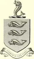 An illustration from A visitation of the seats and arms of the noblemen and gentlemen of Great Britain and Ireland (1855)