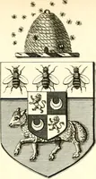 An illustration from A visitation of the seats and arms of the noblemen and gentlemen of Great Britain and Ireland (1855)