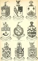 An illustration from A visitation of the seats and arms of the noblemen and gentlemen of Great Britain and Ireland (1855)
