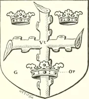 An illustration from The visitations of the county of Nottingham in the years 1569 and 1614, with many other descents of the same county (1871)
