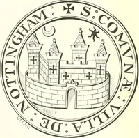 An illustration from The visitations of the county of Nottingham in the years 1569 and 1614, with many other descents of the same county (1871)