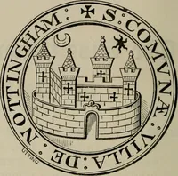 An illustration from The visitations of the county of Nottingham in the years 1569 and 1614 : with many other descents of the same county (1871)
